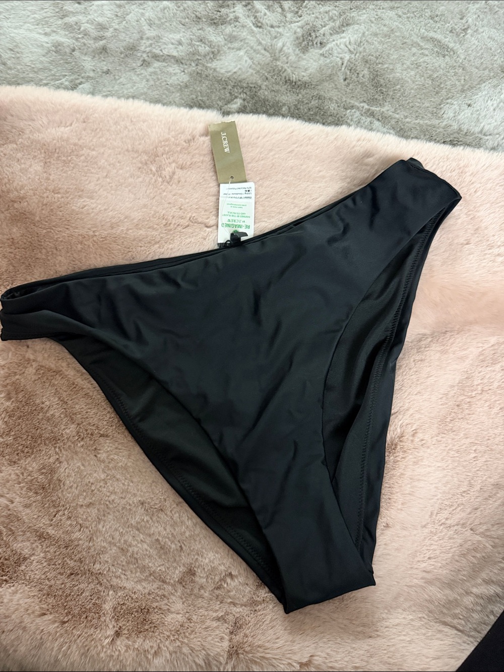 J. Crew High-rise cheeky bikini bottom- large